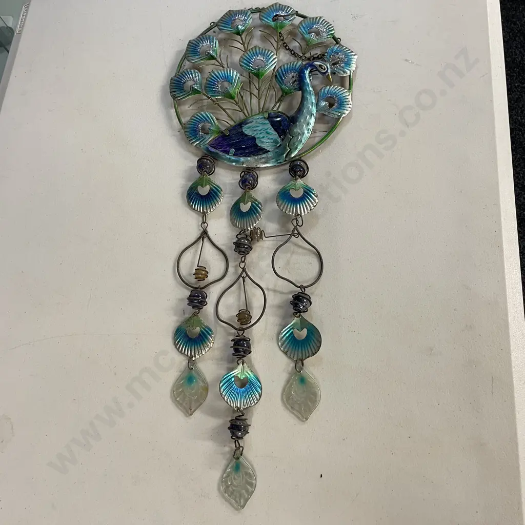 Decorative Metal Hanging Peacock Wind chime Image 1++