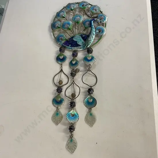 Decorative Metal Hanging Peacock Wind chime