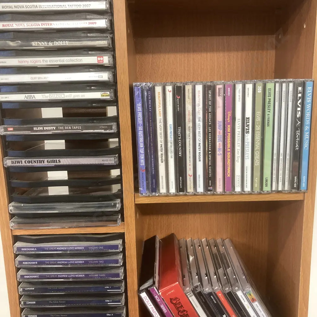 CDs & CD Stand, Country, Bee Gees, Fleetwood Mac, Etc Image 1++