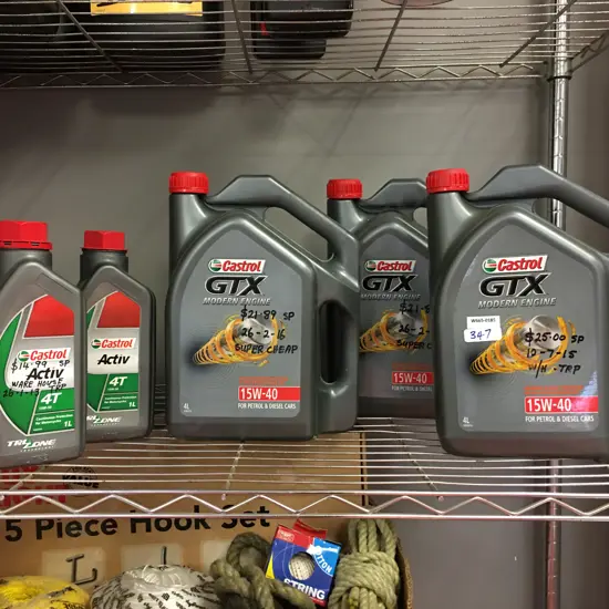 Lot of Castrol Oils