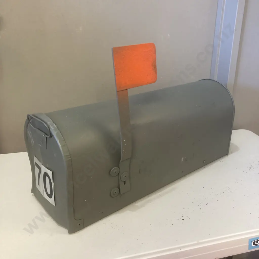 Steel Rural Letterbox, 22 x 54cm Image 1++