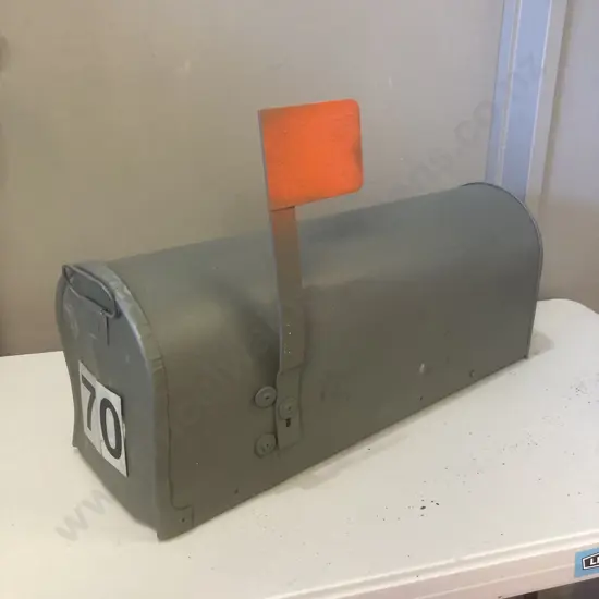 Steel Rural Letterbox, 22 x 54cm