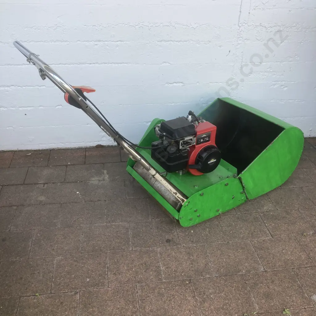 Reel Mower With Catcher, Briggs & Stratton 3.5Hp Engine Image 1++