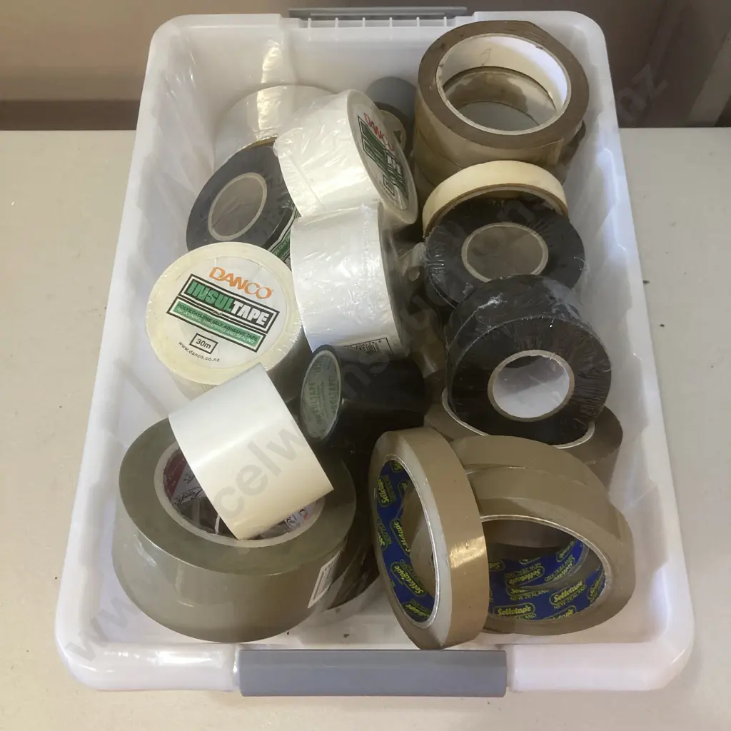 Box Lot Assorted Tape Image 1++