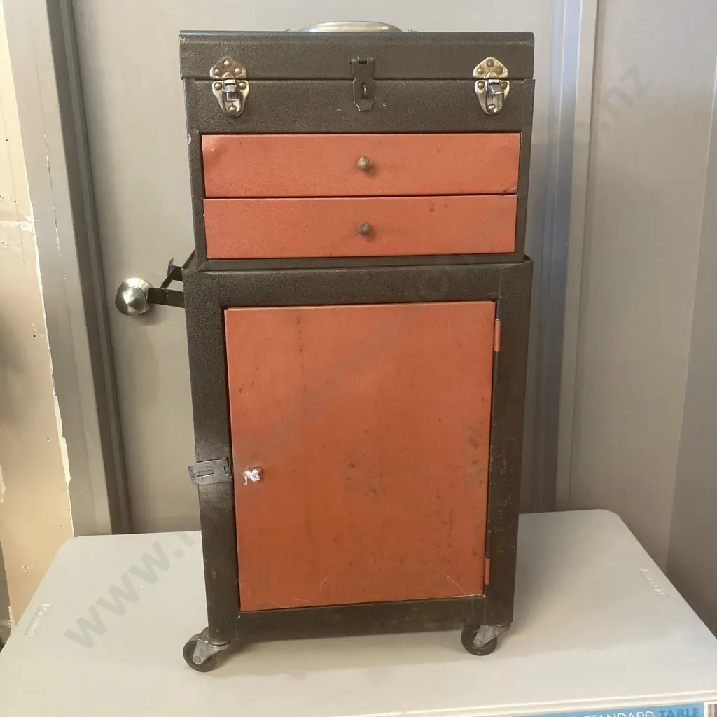 Steel Toolbox & Roller Cabinet With Tools Image 1++