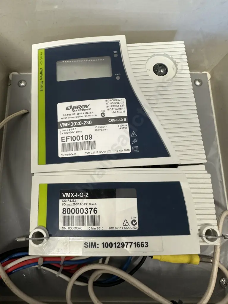 Plastic Meter Box & Meter Image 1++