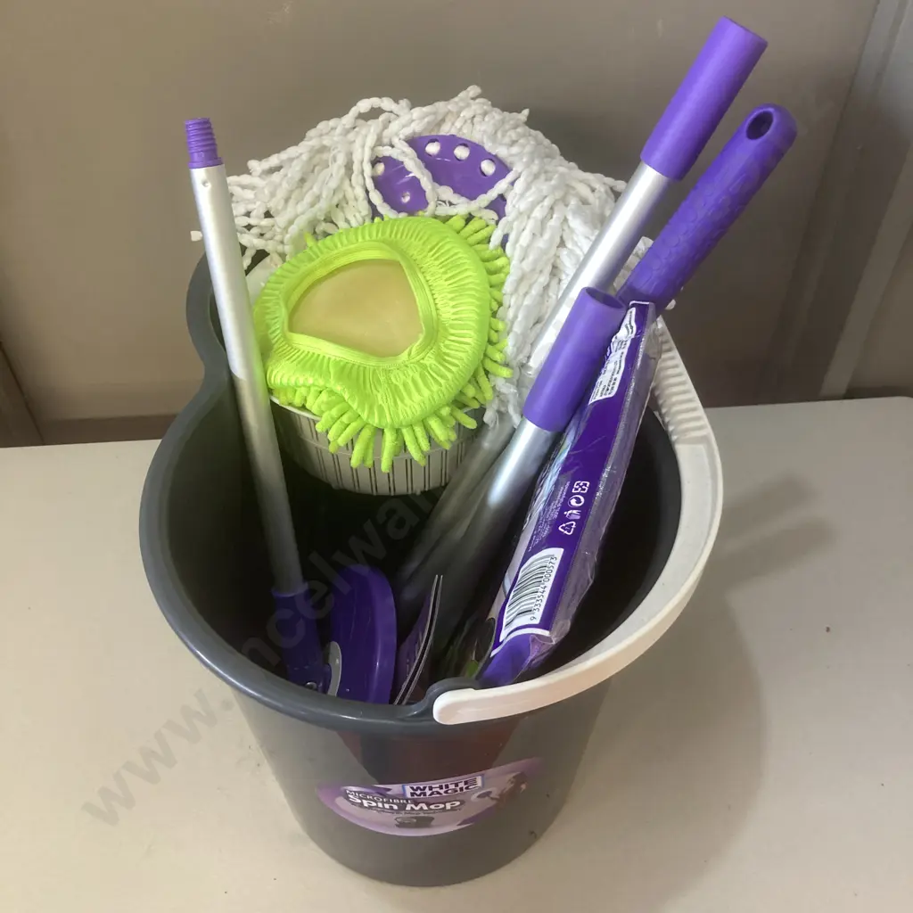 White Magic Spin Mop Image 1++
