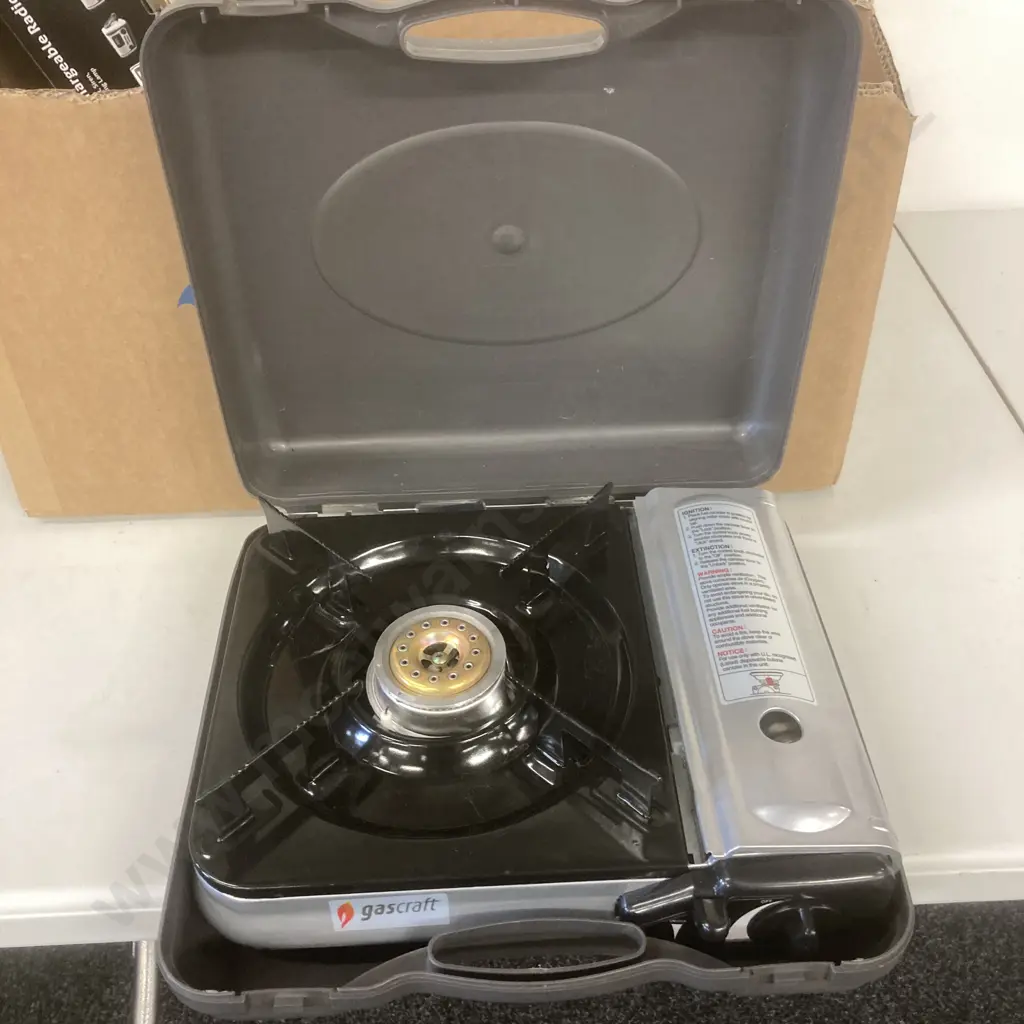 Box Lot Camping, 12V Items Etc Image 1++
