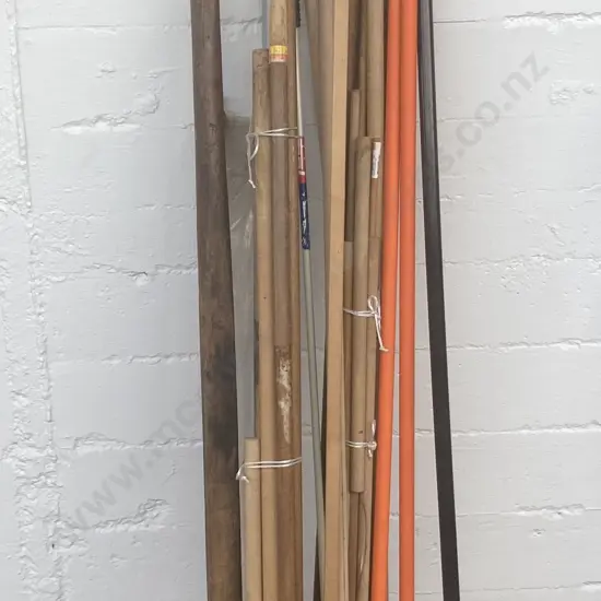 Lot of Handles, Dowels Etc