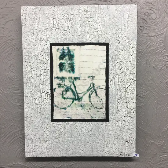 Bicycle by M. Savage Picture On Canvas, 61 x 46cm