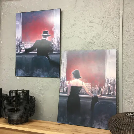 Evening Lounge & Cigar Bar Prints by Brett Lynch, 80 x 60cm