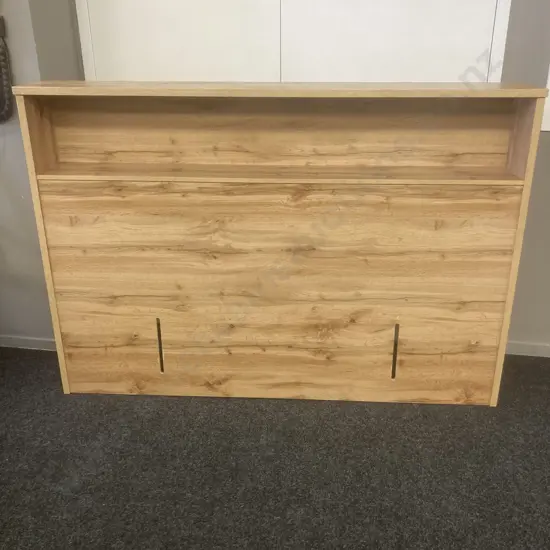 Colby Storage Headboard, Curved Top, H120 W174 D24cm, NZ Made