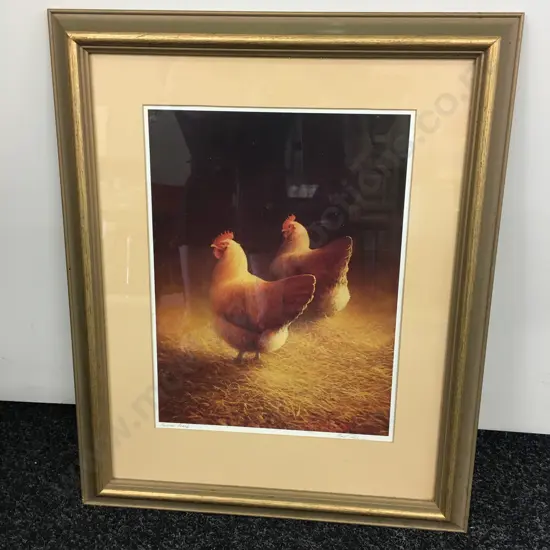 Limited Edition Print Signed By Artist Titled ,The Sunshine Girls' H50, W40cm.