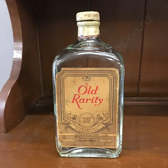 Bulloch Lade's Old Rarity Deluxe Scotch Whisky Bottle