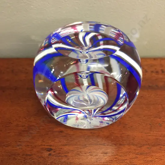 Caithness 'Jamboree' Glass Paperweight 221/500 H6.5,W8cm.