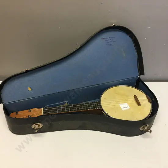 "The Marvel Banjolele" Made in the 1930's by George Houghton & Sons With Original Case