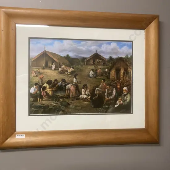 The Time Of Kai 1907 Gottfried Lindauer Framed Glazed Print, 51 x 61cm