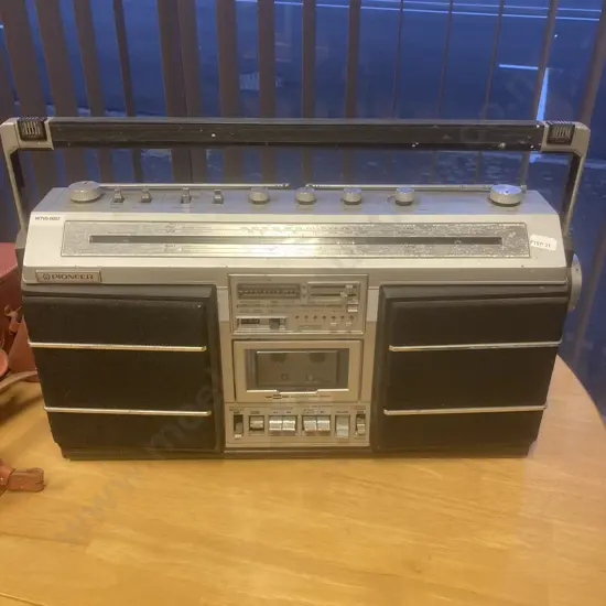Vintage Rare Pioneer SK- 95F Boombox AM FM Aux Cassette Deck Radio (As Found Condition)