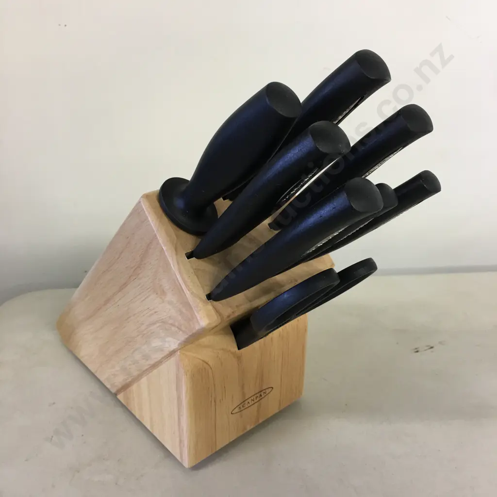 Scanpan Strip - 9 Piece Cutlery Block Image 1++