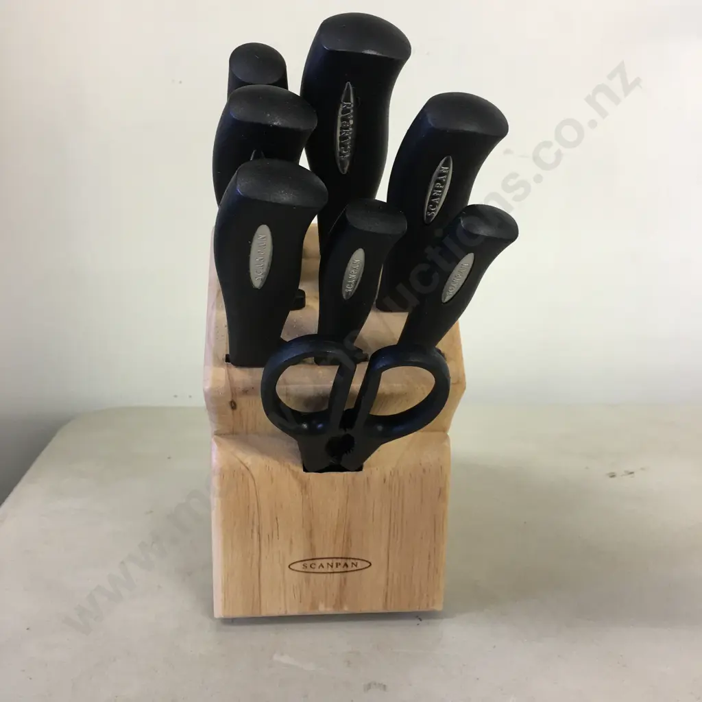 Scanpan Strip - 9 Piece Cutlery Block Image 1++