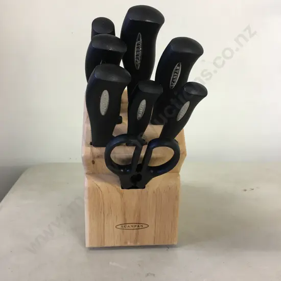 Scanpan Strip - 9 Piece Cutlery Block