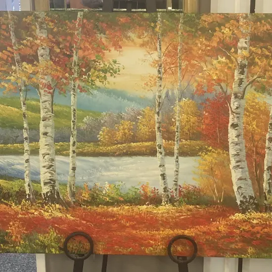 Original Landscape Oil Painting, 61 x 122cm