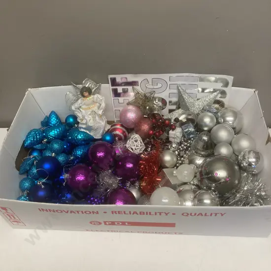Box Lot Christmas Decorations