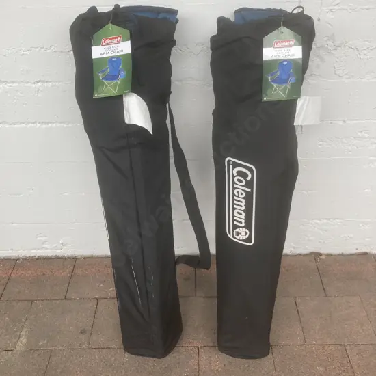 Pair of Coleman King Size Cooler Arm Chairs