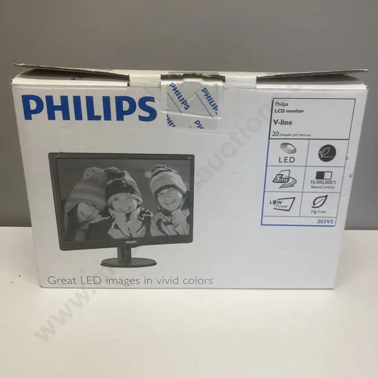 Phillips LCD Monitor V-Line 20, 19.5cm, New In Box