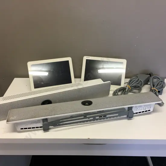 Pair of Cisco Touch 10 Control Units Model TTC5-09, 2 x Webex Room KIts TTC7-23 (Sold As-Is)
