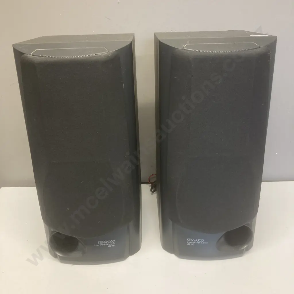 Pair of Kenwood LS-H6 60 Ohm 80W Speakers Image 1++