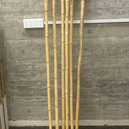 Bamboo Torches x 6 With 4 Litres of Citronella Oil