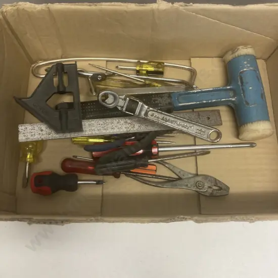 Vintage Adjust-A-Box Adjustable 8" Wrench USA& Assorted Handtools