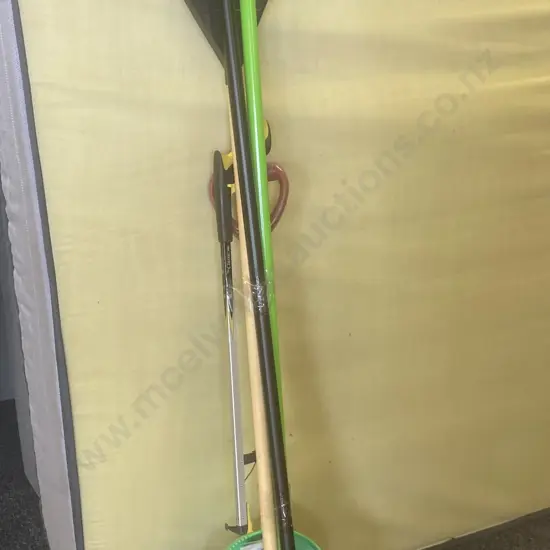 Garden Tools, Dust Pan & Brush, Grab Stick Etc