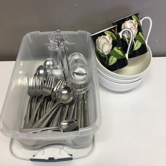 Cutlery, Salt & Pepper Grinders, Jamie Oliver Bowls Etc