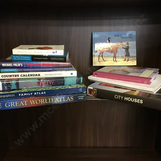 Books - City Houses, Les & Milly Paris Collection 2, Atlas's, Burgundy, Country Calendar Etc