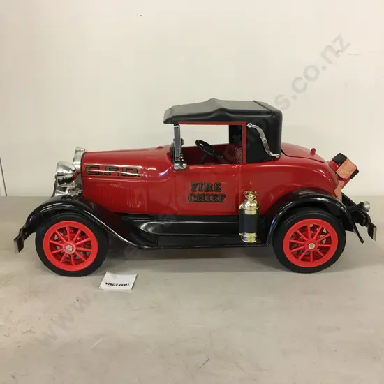 Jim Beam 1928 Ford Model A Fire Chief Convertible Car Decanter, 1970s, L36cm