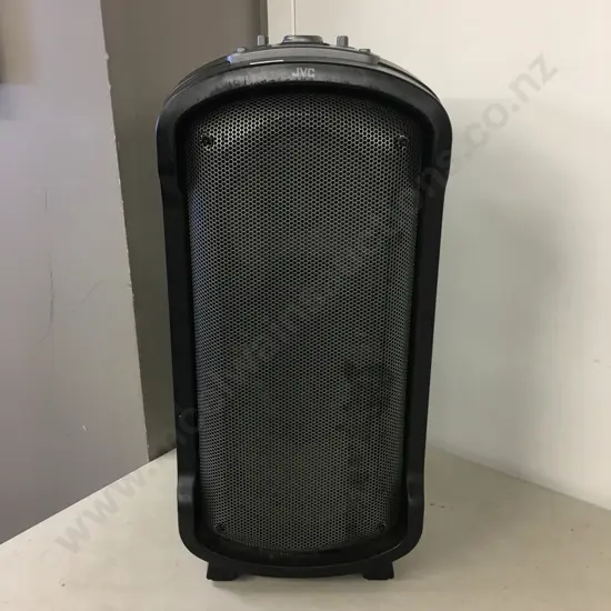 JVC Portable Party Speaker, Model JVPX821208BK, Black (No P/S)