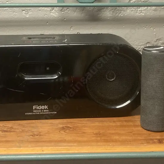 Pink Portable Bluetooth Speaker, Fiedk iWood Mk11, UE Speaker Battery Critical (No P/S's Etc)