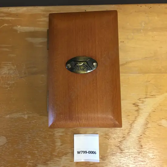 Rodd & Gunn Outdoor Classics Kauri Fly Box With Cork Inners, Raised Metal Rodd & Gunn Logo On Front