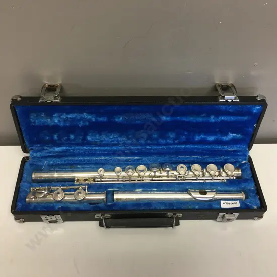 Vintage Ida Maria Grassi Flute, Italy With Case,  #19742, 3
