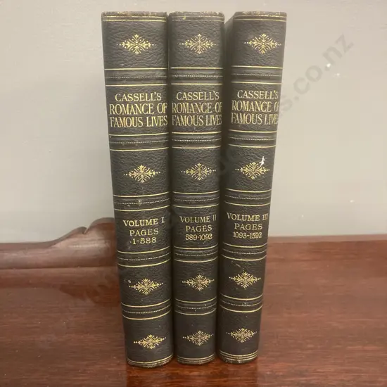 Cassell's Romance of Famous Lives. Edited by H. Wheeler ,Published by Cassell & Company Ltd, London, 1930