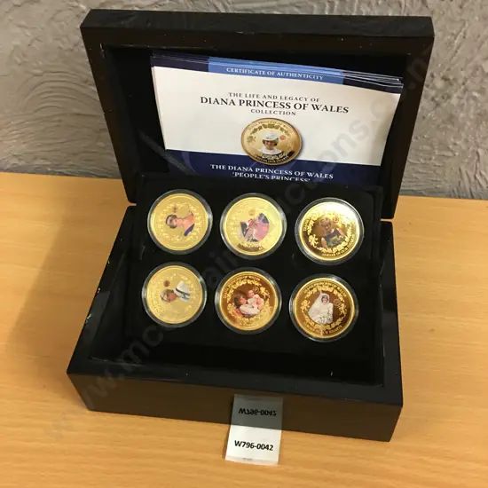 Life And Legacy Of Diana, Princess Of Wales' Collection With COA & Display Case
