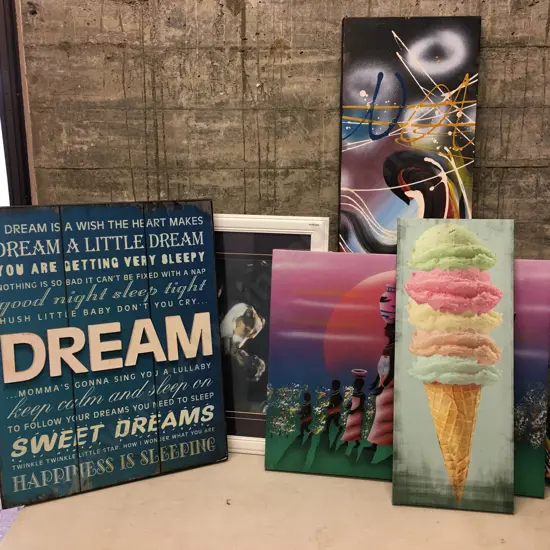 Lot of Assorted Artworks (Returned To Vendor)