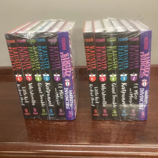 Lot of 2 Sets of New Hamster Princess Series Hardcover Books 1-6 by Ursula Vernon