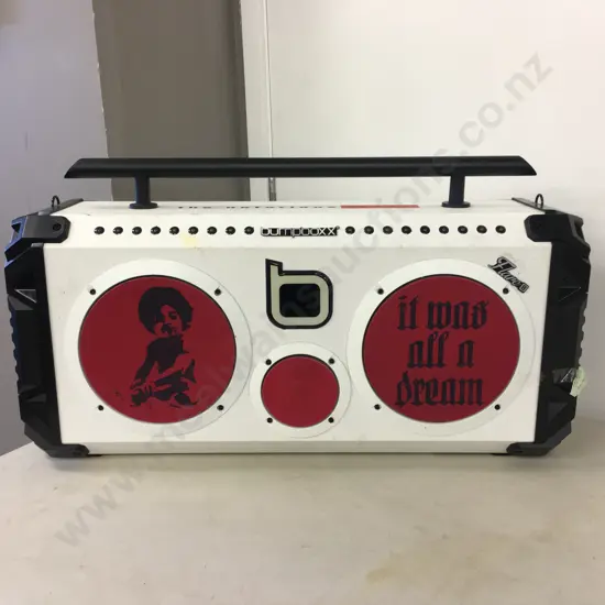 BumpBoxx Horizontal Speaker, Flare8, White & Black, The Notorious Big (No P/S)