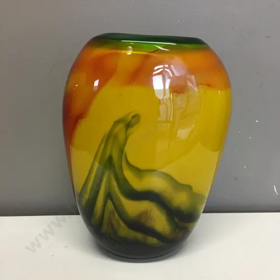 Stunning Handblown Art Glass Vase By Michelle Kaptor ? Soulbursts H27cm, 