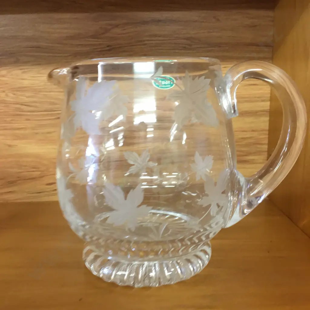 Stuart Crystal Drinks Jug & Footed Bowl, Dia 20cm Image 1++