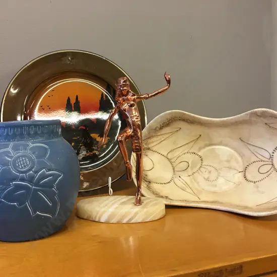 Selection Of China Items Including Eyptain Figurine, Beswick, Royal Doulton Etc