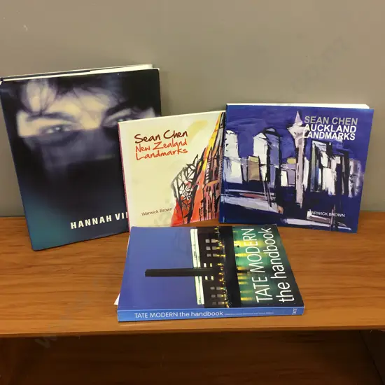 Art Books - Sean Chen 'Auckland Landmarks' 2009 & 'New Zealand Landmarks' 2011 - Warwick Brown, Etc